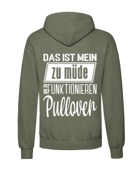 zu müde um zu funktionieren